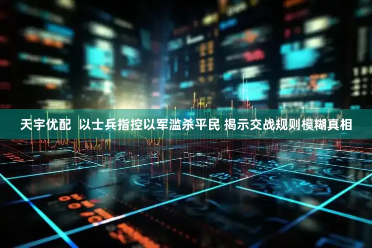 天宇优配  以士兵指控以军滥杀平民 揭示交战规则模糊真相